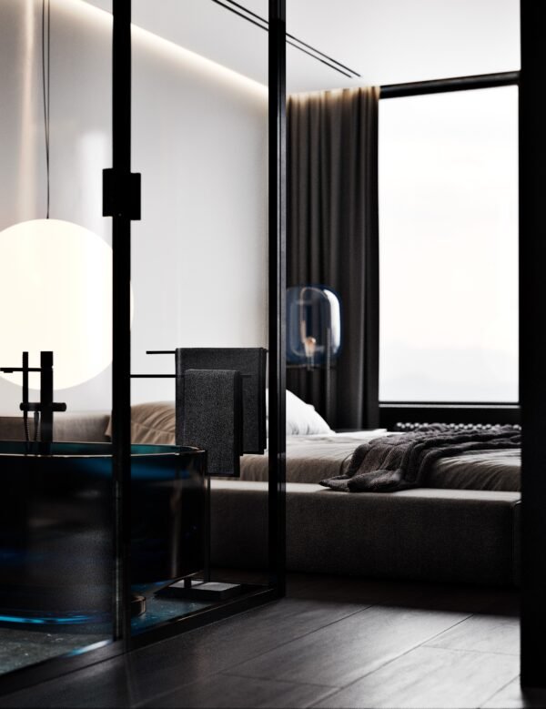 Dark Elegance in Minimalism - Image 9