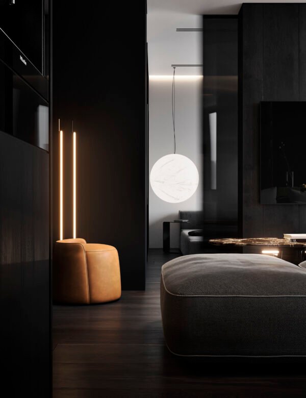 Dark Elegance in Minimalism - Image 3