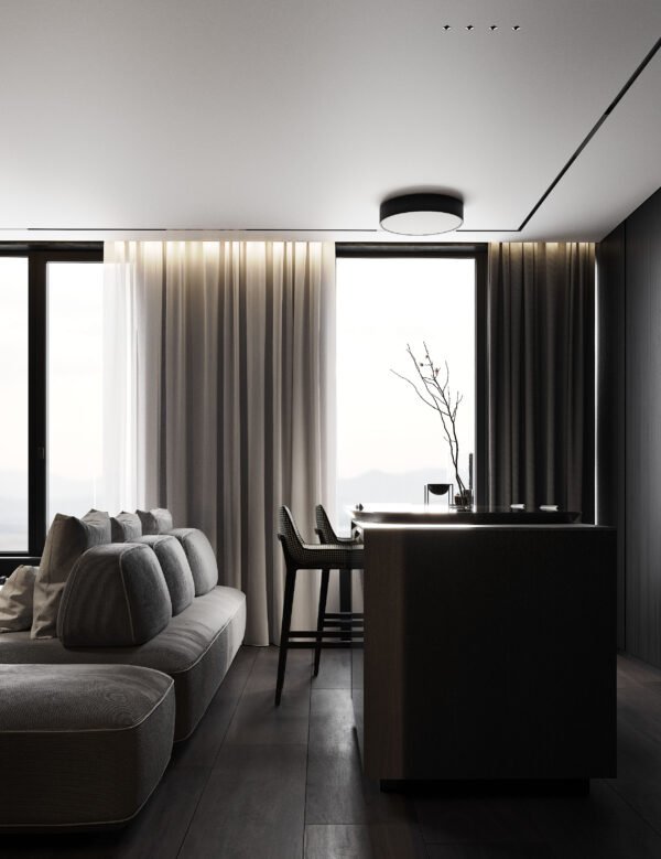 Dark Elegance in Minimalism - Image 6
