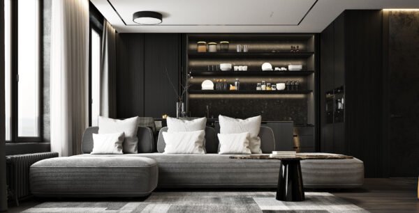 Dark Elegance in Minimalism - Image 7